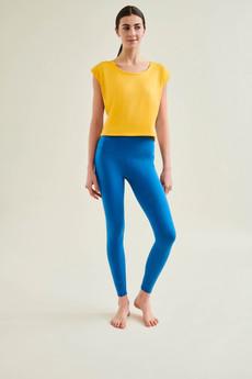 Cropped Dance Vest - Sunshine via Wellicious