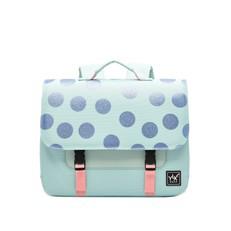 YLX Classic School Bag | Bleached Aqua & Glitter Dots via YLX Gear