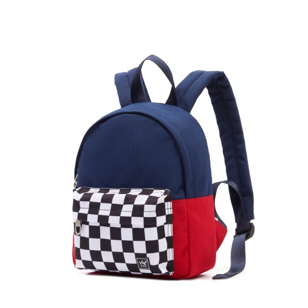 YLX Hemlock Backpack (S) | Kids | Blue, Red &amp;amp; Damier from YLX Gear