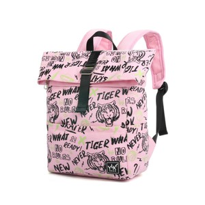 YLX Original Backpack | Kids | Light Pink Glowing Street Art from YLX Gear